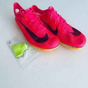 Nike Air Zoom Victory Hyper Pink Orange Mens Sz US 8 Running Track Spikes New 👀